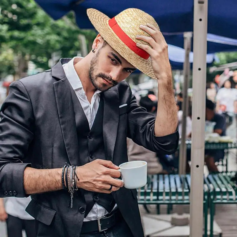 Anime Luffy Straw Hat – Perfect Cosplay & Adventure Hat