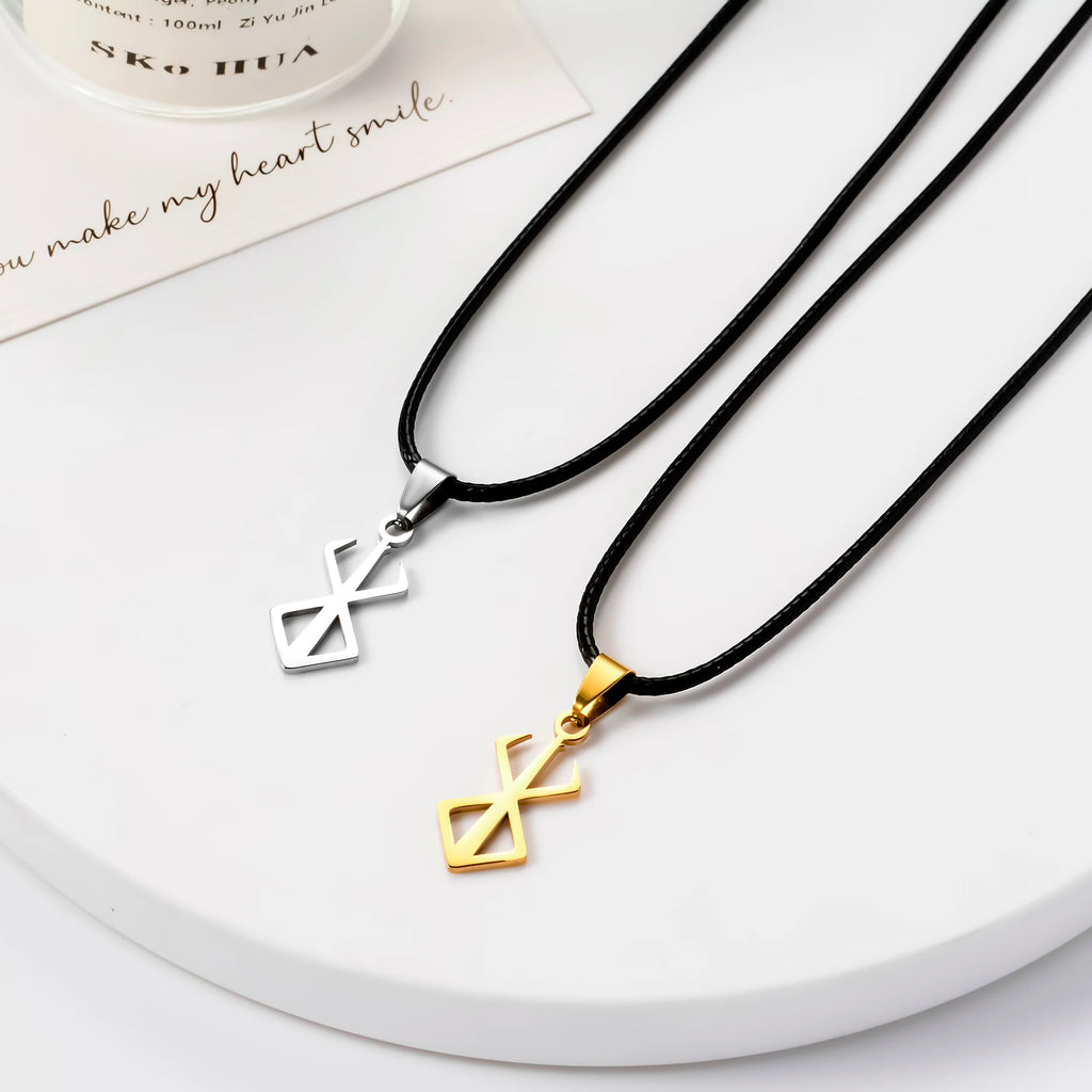 Anime Pendant & Bracelet Set – Ace & Berserk Collection